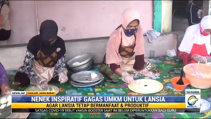 Nenek di Cianjur Sukses Merintis UMKM dan Pekerjakan Lansia