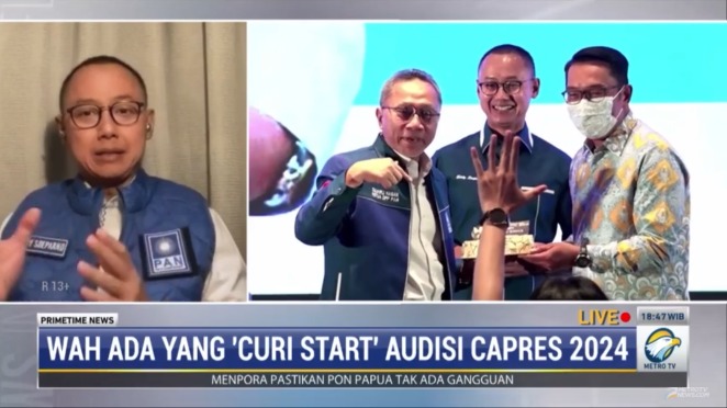 PAN Tepis Isu 'Mesra' dengan Ridwan Kamil Jelang Pilpres 2024