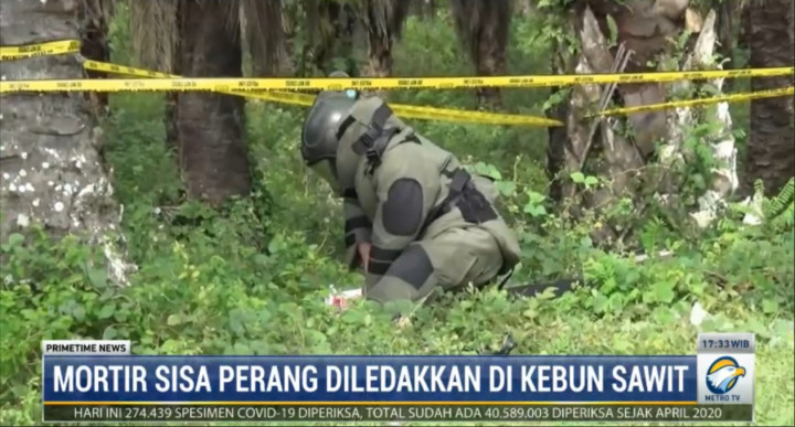 Mortir Era Perang Dunia Berdaya Ledak Tinggi Ditemukan di Aceh