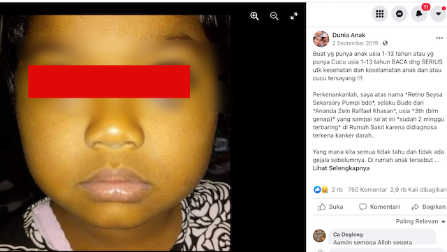 [Cek Fakta] Seorang Balita Dikabarkan Menderita Kanker Darah karena Radiasi WiFI dari Gadget? Cek Faktanya