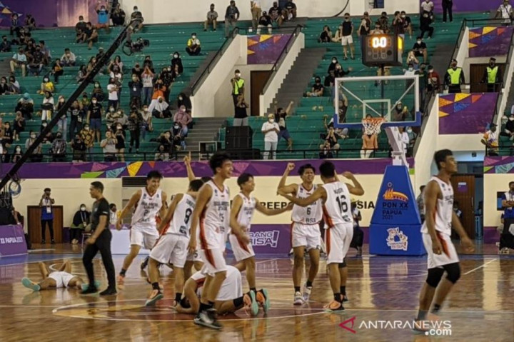 Sejarah! Tim Basket Putra Sulawesi Utara Tembus Final PON Papua