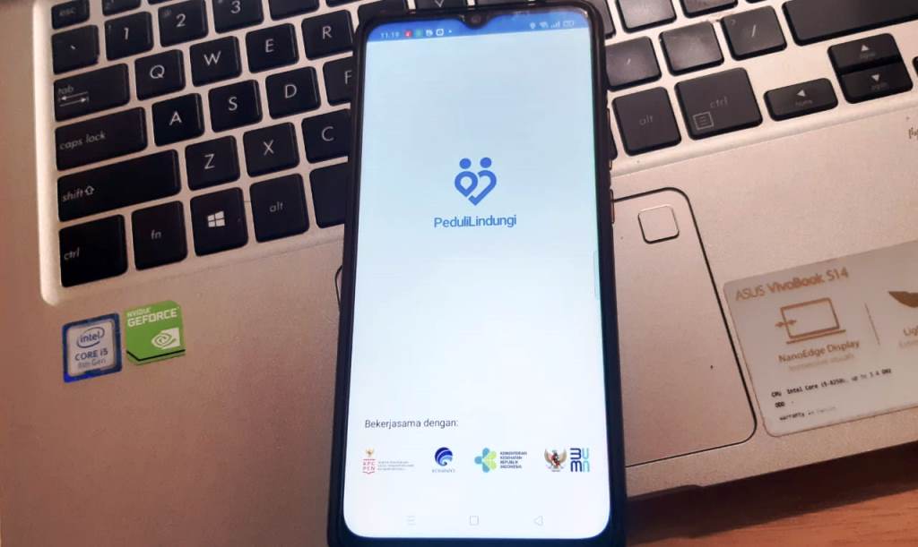 Aplikasi PeduliLindungi punya fitur baru (Foto: A. Firdaus/Medcom.id)