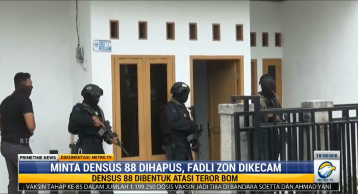 Fadli Zon Usul Bubarkan Densus 88, Kompolnas: Itu Narasi Teroris dan Kelompok Radikal