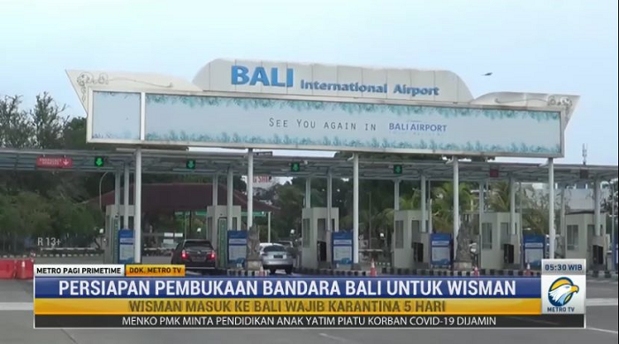 Persiapan Pembukaan Bandara Bali Untuk Wisatawan Mancanegara