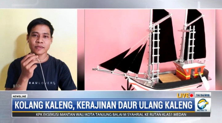 Hebat! Pria di Berau Sulap Kaleng Jadi Penyelamat Lingkungan