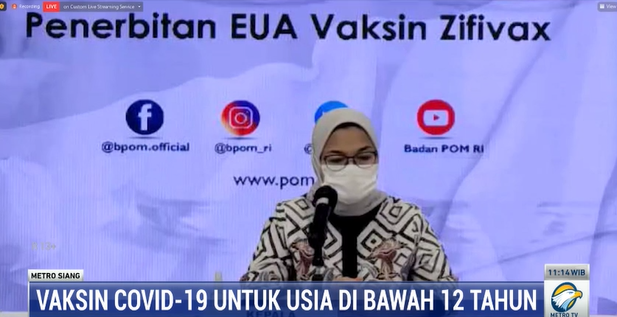 BPOM Tunggu Kelengkapan Data Vaksin Covid-19 untuk Anak di Bawah 12 Tahun