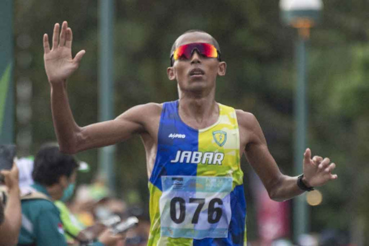 Agus Prayogo Rajai Marathon Putra PON Papua