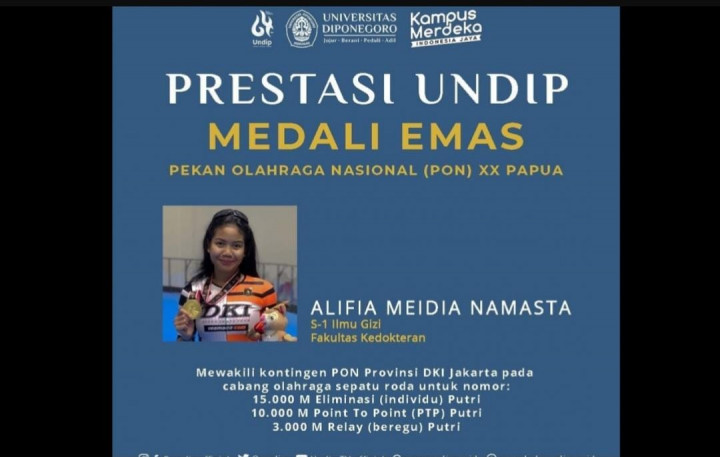 Keren! Mahasiswa Undip Raih 8 Medali di PON XX Papua