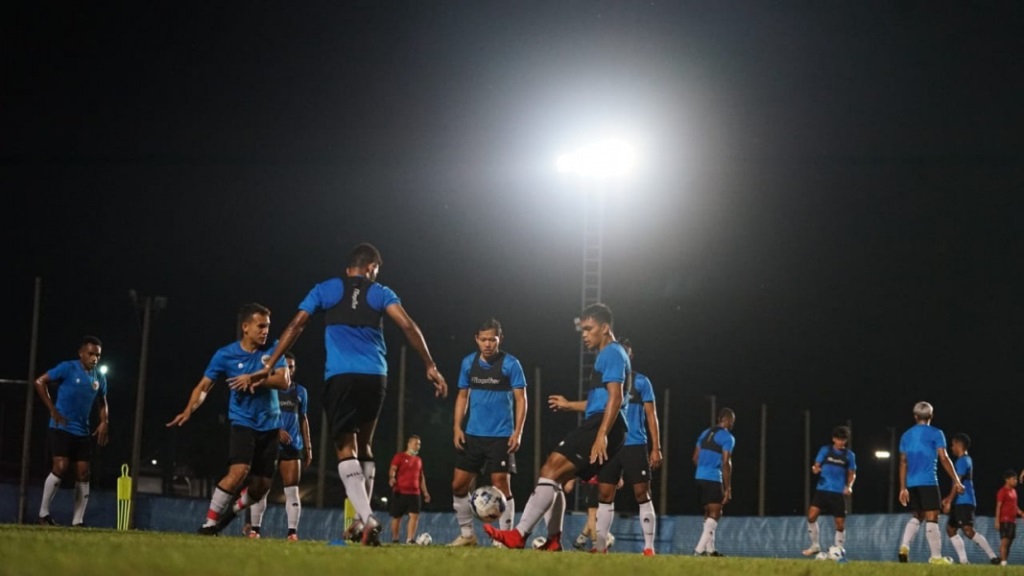 Skuat Timnas Indonesia sedang berlatih. (Foto: dok. PSSI)