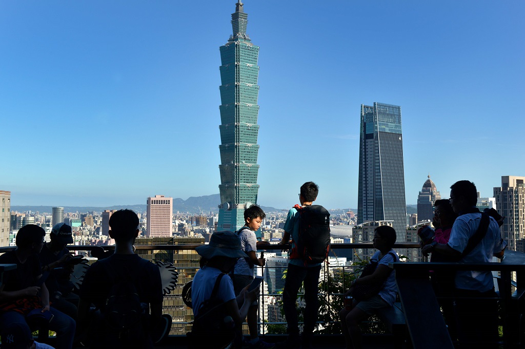 Pemandangan salah satu sudut kota Taipei, Taiwan. (AFP)