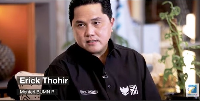 Menteri BUMN Erick Thohir (Foto:Medcom.id)