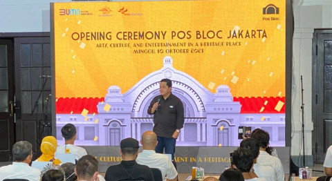 Resmikan Pos Bloc, Erick Thohir Puji Transformasi Pos Indonesia