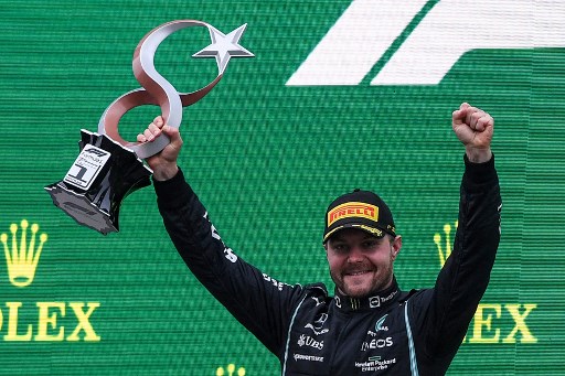 Hasil F1 GP Turki: Bottas Menang Perdana, Hamilton Gagal Naik Podium
