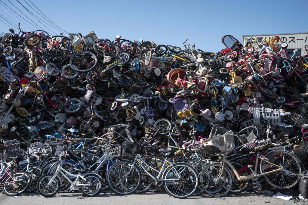 Potret Pembuangan Sepeda di Saitama Jepang