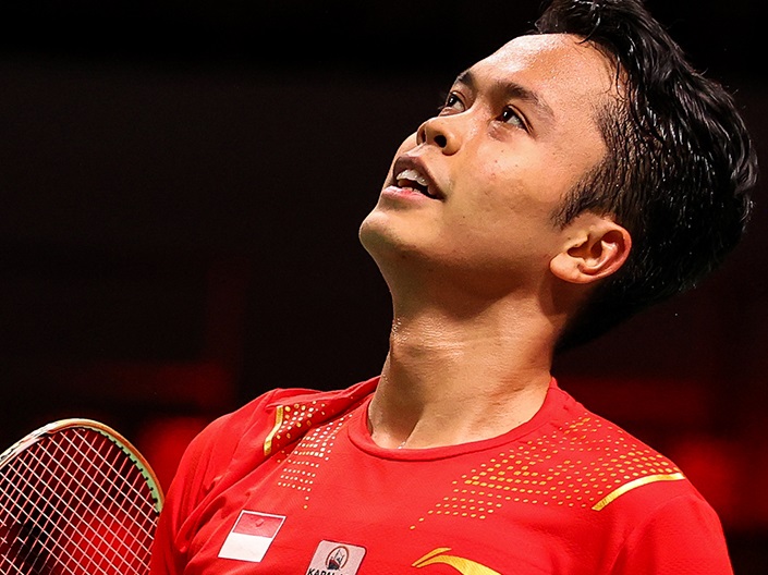 Piala Thomas:  Gagal Sumbang Poin, Pelatih Sebut Anthony Ginting Kurang Berani