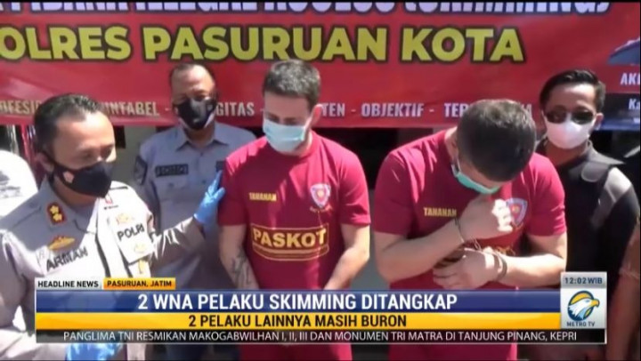 2 WNA Bulgaria Raup Keuntungan Rp493 Juta Lewat Kejahatan <i>Skimming</i> ATM