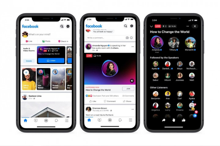 Facebook Perluas Ketersediaan Fitur Live Audio ke Lebih Banyak Kreator