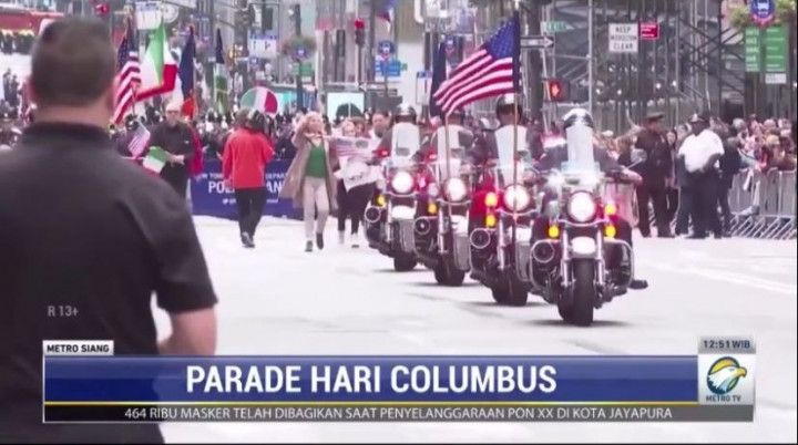 Sempat Tertunda Akibat Pandemi, Perayaan Hari Columbus Kembali Digelar di New York