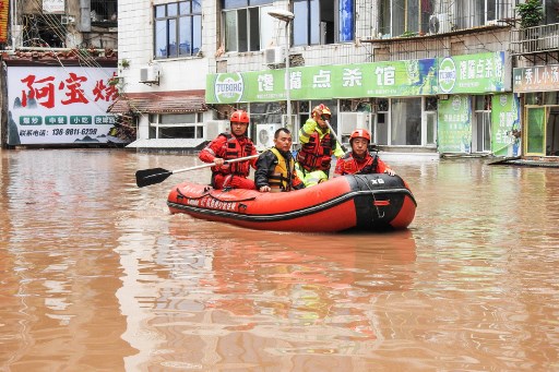 Banjir di Tiongkok, 28 Orang Tewas