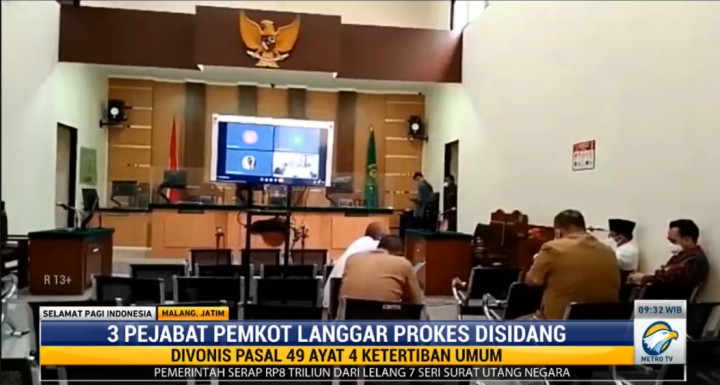 Tak Hanya Wali Kota, 2 Pejabat Kota Malang Didenda Puluhan Juta Rupiah