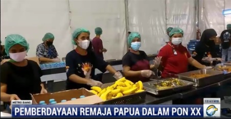 Pangansari Utama Rekrut Remaja Papua untuk Siapkan Konsumsi PON XX