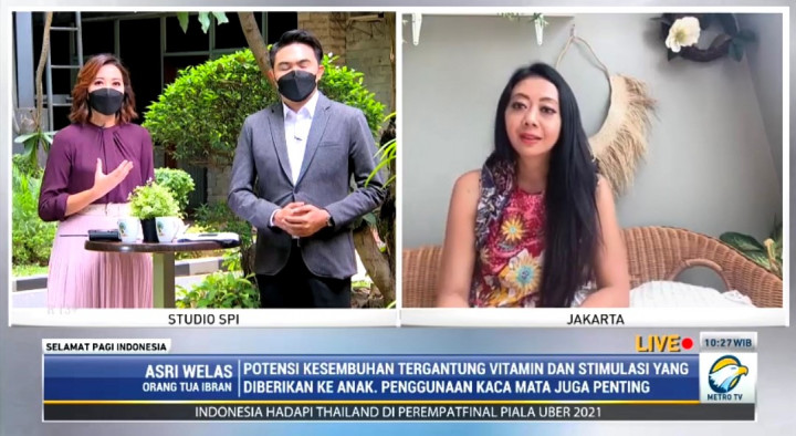 Anak Menderita Katarak Kongenital, Ini Pesan Asri Welas pada Bumil