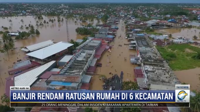Cuaca Ekstrem, 6 Kecamatan di Bengkulu Terendam Banjir