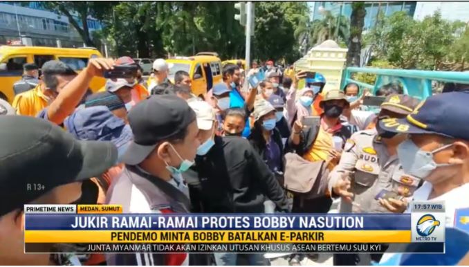 Puluhan Jukir di Medan Desak Bobby Nasution Batalkan E-Parking