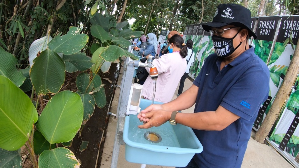 Cuci tangan pakai sabun harus dilakukan seperti sebuah gaya hidup (Foto: A. Firdaus/Medcom.id)