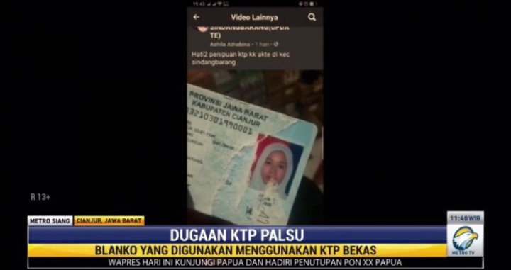 Viral KTP Palsu Beredar di Cianjur, Disdukcapil Langsung Turun Tangan