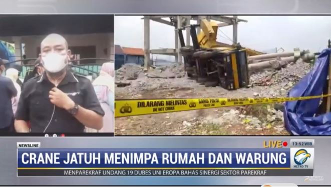 4 Jam, Evakuasi Bocah Korban Crane Roboh di Depok Masih Berlangsung