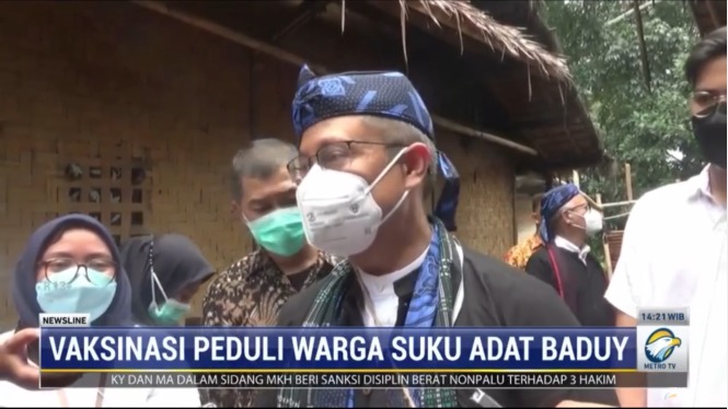 Menkes Tinjau Langsung Vaksinasi Masyarakat Adat Baduy