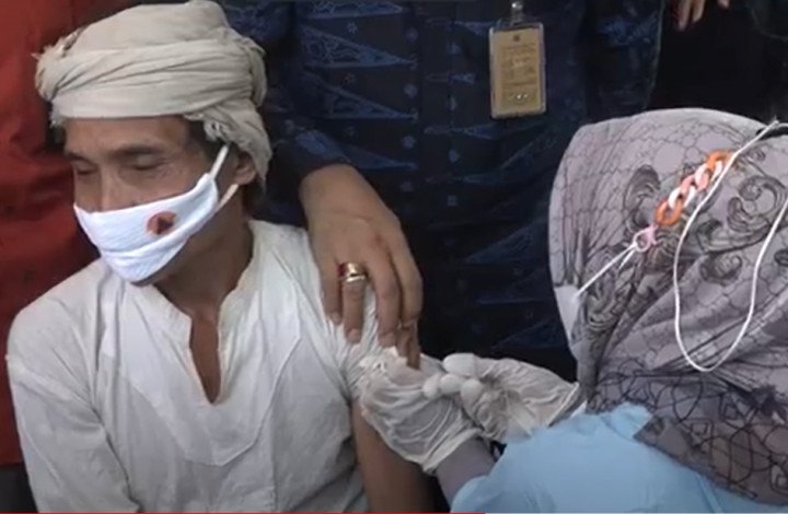 Vaksinasi Covid-19 Suku Badui Menargetkan 1.000 Peserta