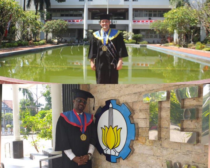 Keren! 2 Wisudawan Asing ITS Bawa Pulang Predikat <i>Cum Laude</i>