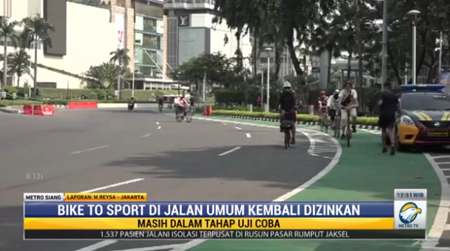 Pemerintah Izinkan <i>Bike to Sport</i> Mulai Hari Ini
