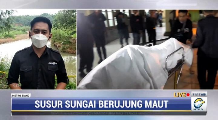 Susur Sungai Berujung Maut, Polisi Olah TKP Sungai Cileueur