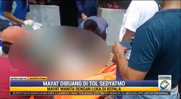 Mayat Wanita Ditemukan Berlumuran Darah di Tol Bandara Soetta