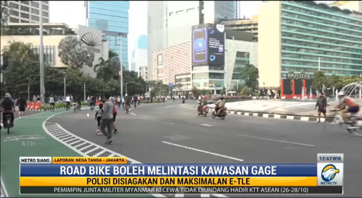 Kembali ke Aturan Lama, Sepeda Boleh Melintasi Kawasan Ganjil Genap