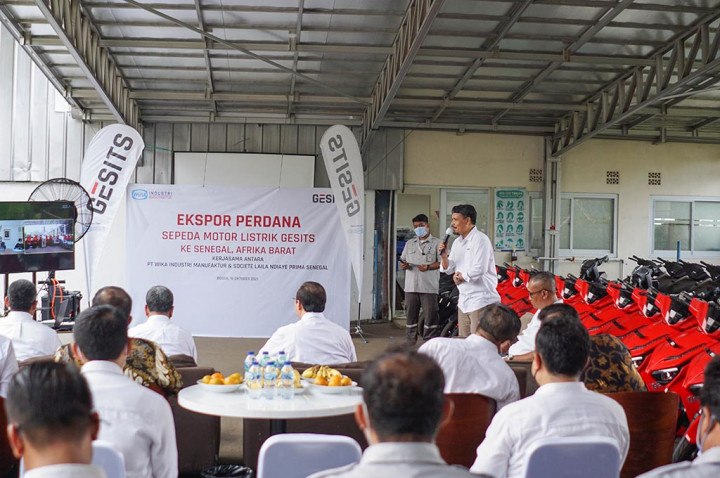 Motor Listrik Buatan Indonesia, Gesits, Ekspor Ke Senegal