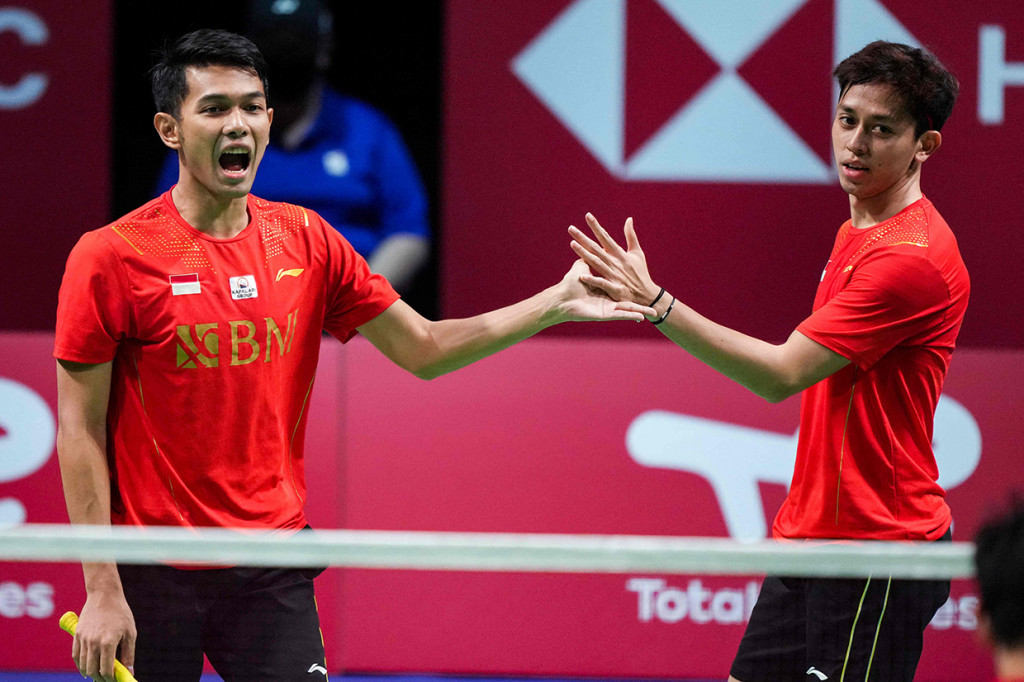 Thomas Cup: Fajar/Rian Perbesar Keunggulan Indonesia atas Tiongkok