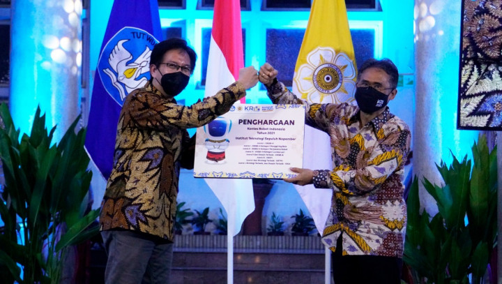 Empat Kali, ITS Juara Umum Bertahan di Kontes Robot Indonesia 2021