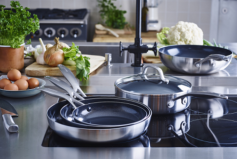 GreenPan Geneva Collection dan Mini Egg Pan dirancang dengan inovasi teknologi antilengket yang bebas racun dan bahan kimia. (Foto: Dok. GreenPan)