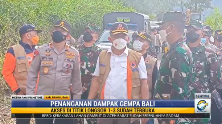 Kebutuhan Pokok Diprioritaskan untuk Bantu Korban Gempa Bali