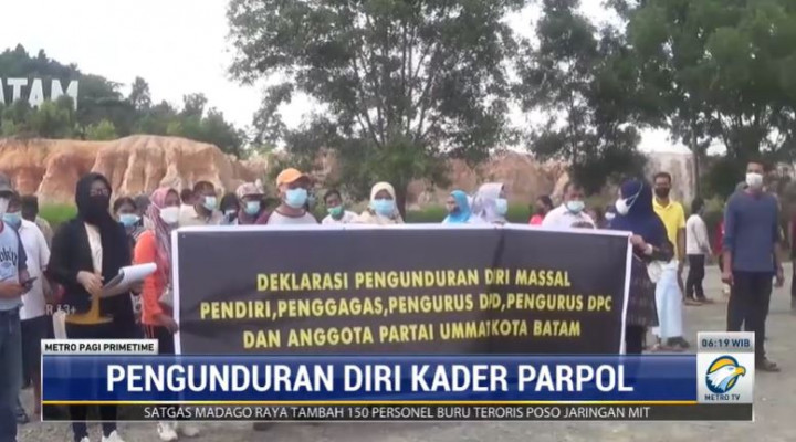 Badai Masih Bergejolak di Partai Ummat, Ratusan Kader di Batam Deklarasi Mundur