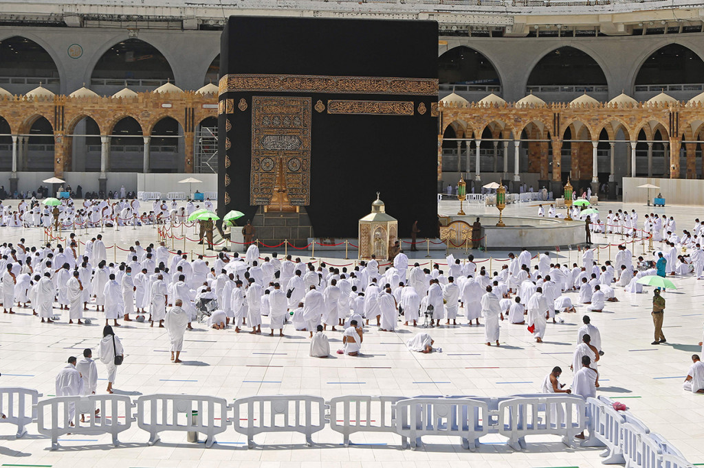 Foto: Suasana Masjidil Haram Saat Arab Saudi Longgarkan Pembatasan