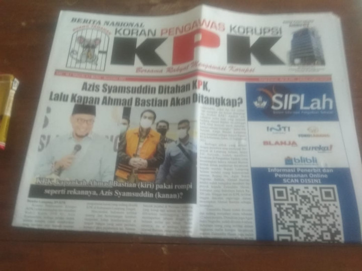 Koran Berlogo Mirip KPK Beredar, Diduga Jadi Alat Memeras