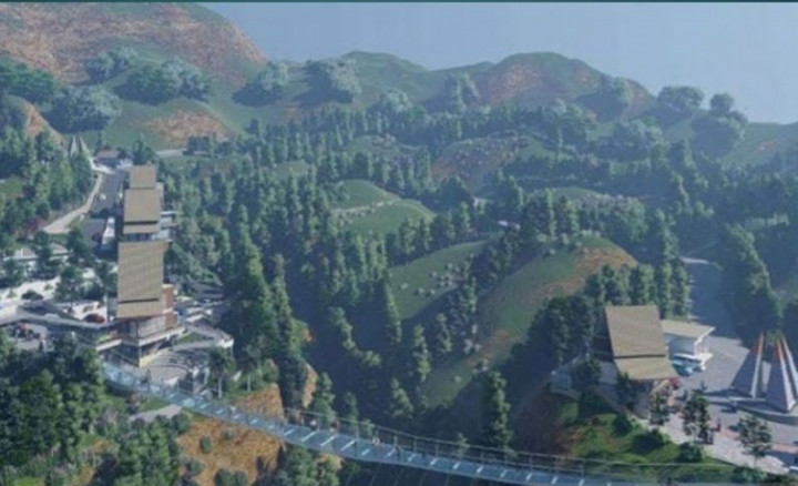 Jembatan Kaca Sepanjang 120 Meter Dibangun di Kawasan Bromo