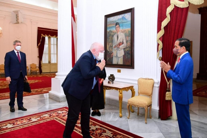 Bertemu Wapres Uni Eropa, Jokowi Tekankan Komitmen RI Atasi Perubahan Iklim