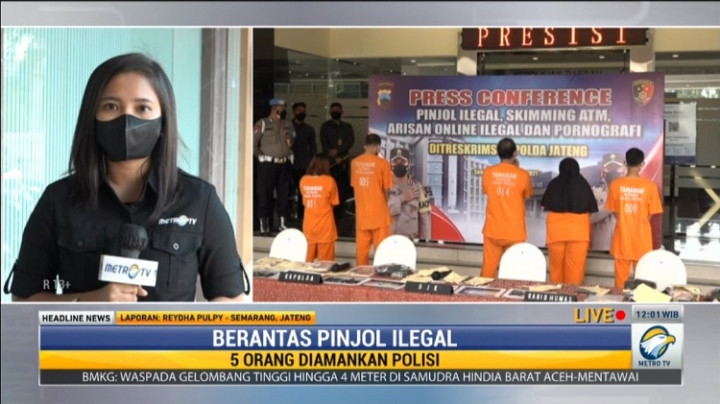 Polda Jateng Tetapkan Debt Collector Pinjol Ilegal di Yogyakarta Jadi Tersangka