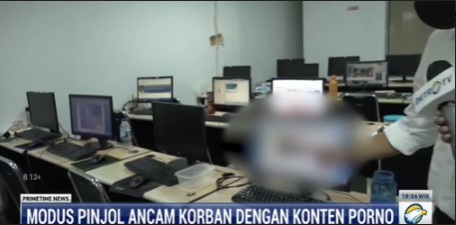 Ancam Korban dengan Konten Porno, Polisi Gerebek Kantor Pinjol di Jakut